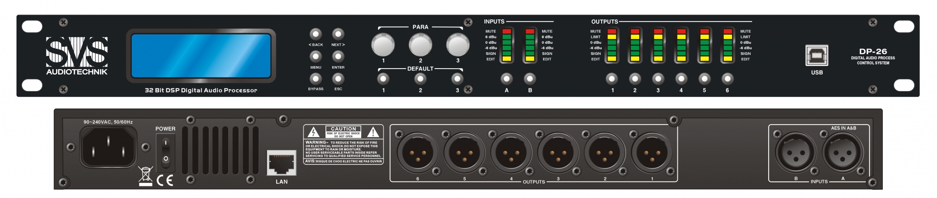 SVS Audiotechnik DP-26 Цифровой процессор: 2 входа 6 выходов в Темрюке