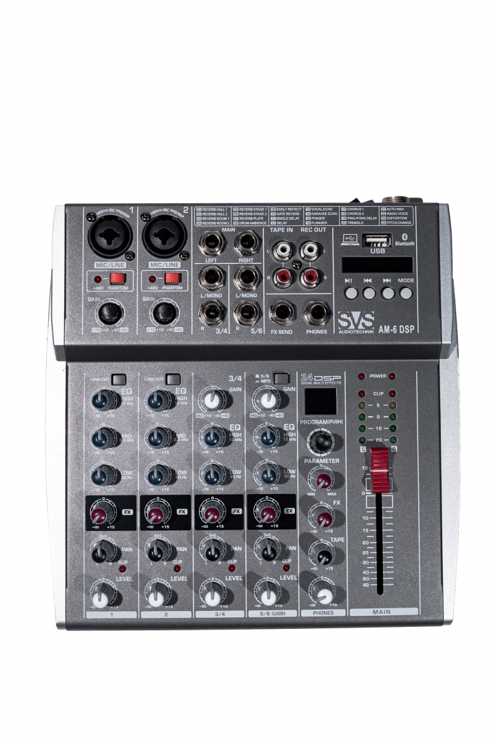 SVS Audiotechnik mixers AM-6 DSP Микшерный пульт аналоговый, 6-канальный SVS Audiotechnik mixers в Темрюке