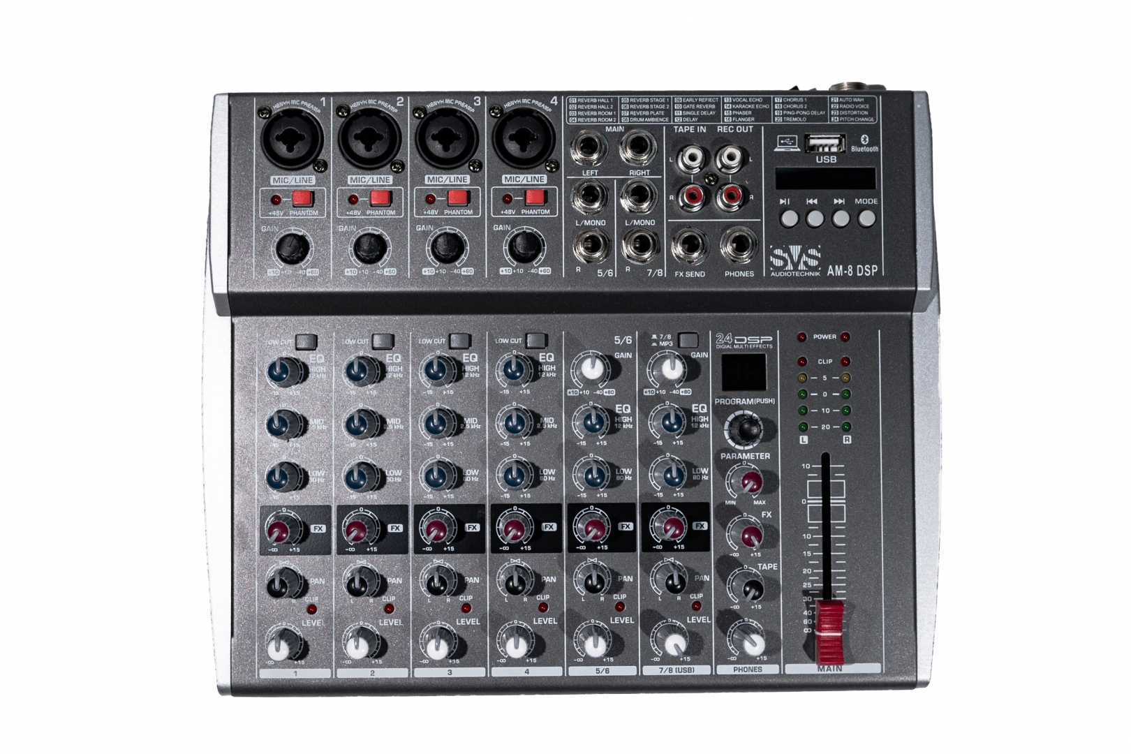 SVS Audiotechnik mixers AM-8 DSP Микшерный пульт аналоговый, 8-канальный в Темрюке