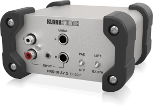 Klark Teknik DI 22P пассивный стерео директ-бокс в Темрюке